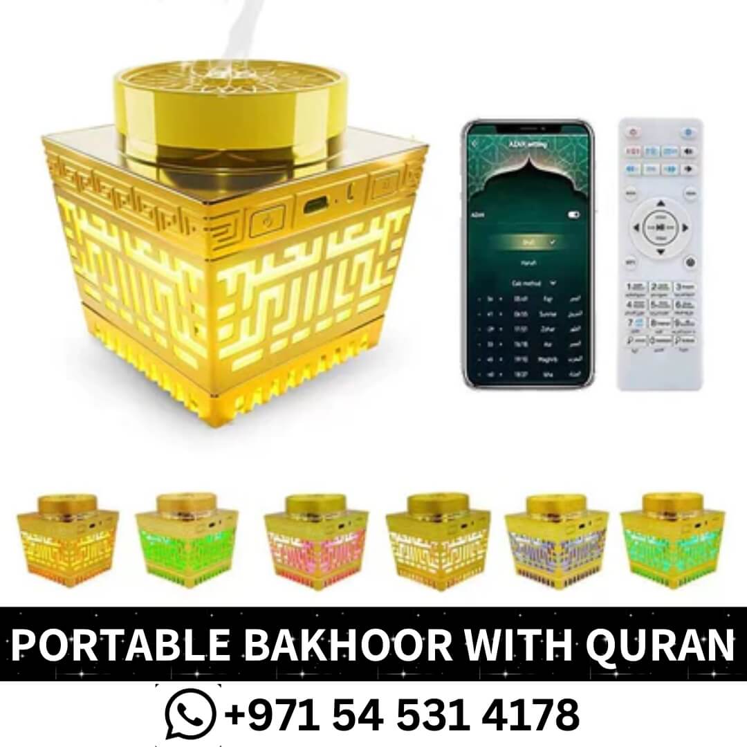 best Portable Electric Bakhoor Burner With Complete The Holy Quran - Bluetooth - Remote Control Remote Control Bakhoor Portable Bakhoor Burner Bakhoor With Quran