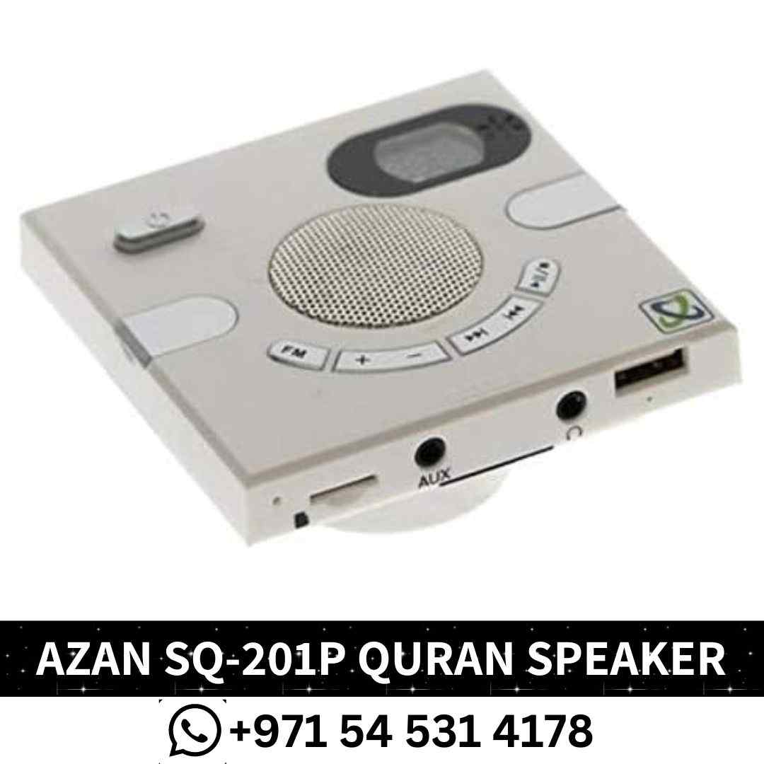 Best Quality Wireless Quran Speaker From Azdda | Wireless Azan SQ-201P Quran Speaker With Remote Control in Dubai