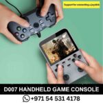 Buy D007 Handheld Game Console with Linux System, Dual 3D Joystick, 10000+ Classic Games, and 128G Memory Card for ultimate gaming fun