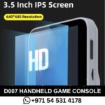 D007 Handheld Game Console with Linux System, Dual 3D Joystick, 10000+ Classic Games, and 128G Memory Card for ultimate gaming fun