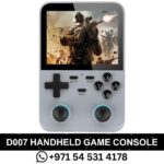 grey Buy D007 Handheld Game Console with Linux System, Dual 3D Joystick, 10000+ Classic Games, and 128G Memory Card for ultimate gaming fun